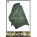 windproof olive green military poncho